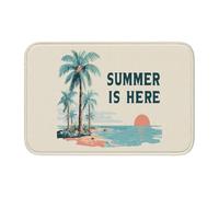 Woshuwo Summer is Here, zerbino antiscivolo per interni ed esterni, 40 x 60 cm