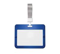 Woshuwo Tiger After Blue Wall - Porta badge scorrevole in plastica dura, per infermieri e ufficio