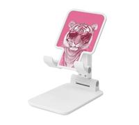 Woshuwo Tiger Indossare Occhiali Da Sole Pieghevole Supporto Del Telefono Cellulare Angolo Regolabile Altezza Desktop Portatile Cellulare Culla Compatibile Con Tutti Gli Smartphone Bianco Stile
