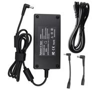 WoskjXas 180W 19.5V 9.23A Caricabatterie per MSI GF62 GF63 GF65 GF75 GS63 GS65 GS66 GS73 GS40 GS43 GS75 GE62 GE70 GE72 GL72, Adattatore di Alimentazione with con 2 Altri Connettori