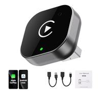 WoskjXas Adattatore CarPlay & Android Auto 2 in 1 Wireless per iPhone/Android Plug And Play Converti da Cablato a Wireless Carplay Auto Usb Compatibile con iPhone iOS 10+