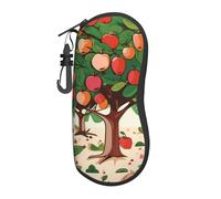 Wostery Drago ha stampato la cassa portatile degli occhiali da sole della borsa degli occhiali con la, Frutta sotto l'albero, Taglia unica