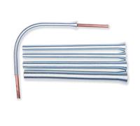 Wostore Kit piegatubi a molla per tubo O.D. 1/4, 5/16, 3/8, 1/2 e 5/8 di pollice 5 in 1 Set curvatubi