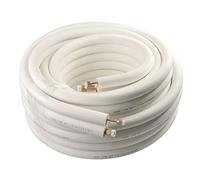 Wostore Tubi in rame da 1/4" e 3/8" per mini condizionatore d'aria split serie bobina isolata Made in USA HVAC refrigerante con dadi