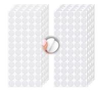 Wosyoodo 20 mm 300 Coppie Adesivo Tondo, 600 Pezzi Tondini Adesivi Tondo, Punti Autoadesivi, Adesivo Tondo Punti Autoadesivi, per Decorazioni da Parete, DIY, Foto, Oggetti, Arti Mestieri(Bianco)