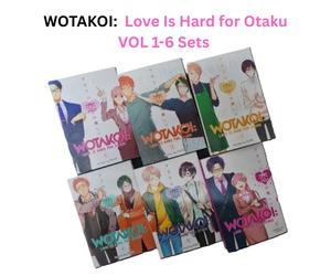 WOTAKOI: Love Is Hard For Otaku Vol. 1-6 Manga In Inglese - Set