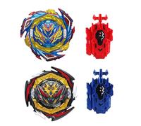Wotean Gyroscope Turbo Set, Trottola 4d Arena Metal Fusion Battle, Con Lanciatore Da Combattimento, Set Regalo Per Bambinis(187+180)