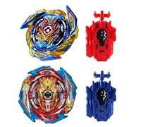 Wotean Gyroscope Turbo Set, Trottola 4d Arena Metal Fusion Battle, Con Lanciatore Da Combattimento, Set Regalo Per Bambinis(163+173-1)