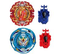 Wotean Gyroscope Turbo Set, Trottola 4d Arena Metal Fusion Battle, Con Lanciatore Da Combattimento, Set Regalo Per Bambinis(202+191-02)