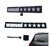 WOTEG Cartello di ricerca per auto, adesivo luminoso, adesivo a 5 stelle, per parabrezza, riutilizzabile, portatile, decorazione del pannello luminoso per bagagliaio, parete