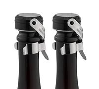 WOTOR tappo per spumante, tappi bottiglie vino, a prova di perdite, Mantieni fresco, riutilizzabile accessori vino, Adatto per vino rosso, champagne, prosecco, vino frizzante (argento, 2 pezzi)