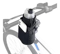 WOTOW Bicycle Water Bottle Bag, Portabottiglie da Bici (1L) (Nero) (Nero)