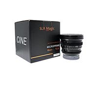 wotsun SLR Magic CINE 18mm T2.8 Ultra Wide Angle Full Frame Lens per Sony E-Mount Camera, Nero