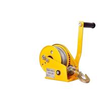 WOTZOV Attrezzi di Sollevamento per l'installazione dell'Aria condizionata, Staffa Portatile + Piccola Gru a manovella，1200 Lb Winch 10m