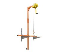 WOTZOV Attrezzi per Il Sollevamento del condizionatore d'Aria Esterno - Staffa di Sollevamento Manuale da 3/5 HP con argano da 15 m per Una Facile Installazione | Staf，1 5hp Bracket+Winch 20m
