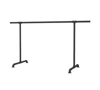 WOTZOV Bastone da Sbarra per Danza Classica, palo da Sbarra per Danza Classica Portatile e Indipendente per Bambini e Adulti, Attrezzatura per Esercizi con Sbarra per fitne，Black 150x60x100cm