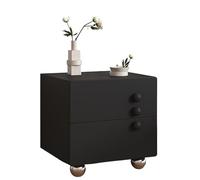 WOTZOV Comodini da camera da letto in stile crema, comodino in legno massello, mobiletto minimalista italiano per camera da letto, comodino semplice, piccolo mobiletto, comodini，C 50/40/48