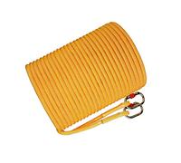 WOTZOV Corda da Arrampicata Arancione da 16 mm, Corda di Sicurezza, Corda Fissa per Tenda da Campo, Alta Resistenza, Campeggio, Fuga sicura 10M-100M,Orange 80m