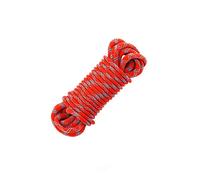 WOTZOV Corda da Arrampicata Corda da Arrampicata Rossa Corda di Sicurezza per Arrampicata su Roccia all'aperto Corda di Fuga antincendio Resistente all'Usura Corda di salvataggi,10.5mm 30M