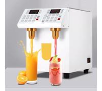 WOTZOV Distributore Automatico di Sciroppi, Dispenser Elettrico di Fruttosio da 10 Litri con 24 Pulsanti di Memoria, Macchina Quantitativa in Acciaio Inossidabile per Bubble Tea E al