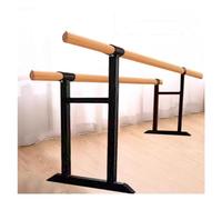 WOTZOV Doppia Sbarra da Danza Classica, Allenamento di Stretching alla Sbarra da Danza Classica, Attrezzatura da Studio Indipendente per Allenamento di Danza per Adulti e b，Black 100cm