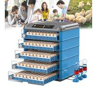 WOTZOV Incubatrice per Uova, Macchina Digitale per la schiusa di Uova avicole con Rotazione Automatica, Controllo della Temperatura, Display a LED, per polli, Anatre e Uccelli, ，500
