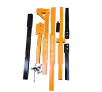 WOTZOV Kit di Sollevamento per condizionatori d'Aria - Gru Laterale Pieghevole con argano Manuale da 10 m e Staffa per unità Esterna per Una Facile Installazione e Un ，5hp Enhanced Only Bracket