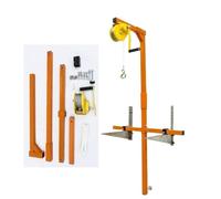 WOTZOV Kit di Strumenti per l'installazione di condizionatori d'Aria ad Alta Quota: Staffa e argano Manuale, Staffa da 5 CV + argano autosollevante da 15 m per Una rip，3hp Bracket+30m Self