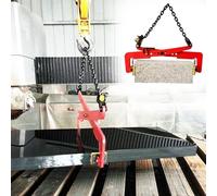 WOTZOV Morsetti di Sollevamento per impieghi gravosi per Granito/Marmo/Roccia/Mattoni/Metallo - Pinze a Forbice Regolabili, Sollevatore Verticale per Piastre XX-Large ，X Small (325kg)