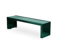 WOTZOV Panchine da esterno Panchina da esterno in ferro battuto Sedia da parco Cortile Area commerciale Sedia da esterno Panchina Panchina Seduta in acciaio inossidabile Panchin,B M:180cm