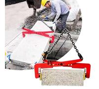 WOTZOV Pinza di Sollevamento Regolabile per lastre di Granito, utensile Robusto per la movimentazione di Pietre, Blocchi di Cemento e lamiere, Apertura delle Ganasce e，One Color XS