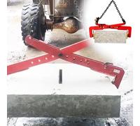 WOTZOV Pinze di Sollevamento per Granito ad Alta Resistenza - Pinze Regolabili per lastre di Pietra in Lega di Acciaio, pinze di Trasporto Verticali per cordoli, capac，One Color X Small (325kg)