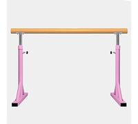 WOTZOV Sbarra da Danza Classica, Sbarra da Danza Professionale Mobile per Esercizi di Equilibrio, Danza o attività Fisica per Bambini e Adulti.，Pink 1.5m