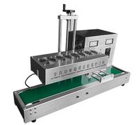 WOTZOV Sigillatrice a induzione elettromagnetica, Macchina Automatica a Nastro Continuo per Tappi di Bottiglie in plastica, Soluzione di imballaggio efficiente，120mm