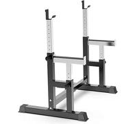 WOTZOV Squat Rack Attrezzatura per l'allenamento della Forza Sport Domestici Multifunzione Sollevamento Pesi Palestra Domestica Fitness Supporto per bilanciere Regolabile