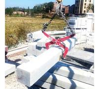 WOTZOV Strumento di Sollevamento Pietre per impieghi gravosi XXL - Artigli per Il Trasporto di Granito e Morsetto a Forbice per Sollevare, spostare e trasportare in Si，One Color 3X Large (1300kg)