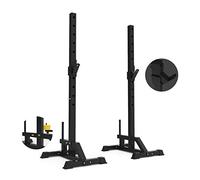 WOTZOV Supporti per Dip, Rack per Squat, Rack per bilancieri Domestici, Rack per bilancieri Regolabili, Rack per Squat divisi, Rack per Sollevamento Pesi, Rack per Panca Piana,