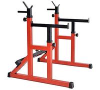 WOTZOV Supporto per bilanciere Regolabile per Panca Piana, carico Massimo 500 kg, Supporto per Squat, Stazione per Dip, Supporto per Panca Piana, Supporto per Squat, attrezzatur