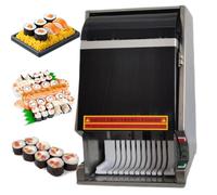 WOTZOV Tagliatrice Automatica per Sushi, Regolabile per 8/10/12 Pezzi, Macchina Professionale per La Preparazione Efficiente del Sushi.，8 fette