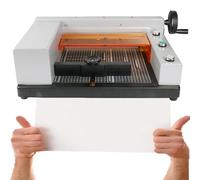 WOTZOV Taglierina per Carta A4, Taglierina Elettrica Automatica per Fogli Spessi, Ideale per pubblicità, Negozi di Grafica, Uffici E Scuole, Strumento di Taglio di Precisione.