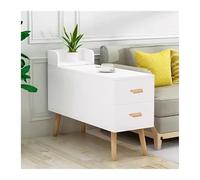 WOTZOV Tavolino da divano Tavolino da divano Credenza per la casa Divano da soggiorno Credenza multifunzionale Stretto Lungo Mobiletto portaoggetti Mobiletto laterale creativo,One Color 40x100x55cm