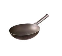 WOTZOV Wok in titanio, wok in titanio puro, padella antiaderente non rivestita, meno unta, pentola speciale per uso domestico,30cm