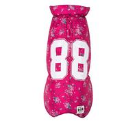 Wouapy - Cappotto "Le 88 Rose" di Wouapy in taglia 44, il cappotto che protegge il cane dalle intemperie per cani