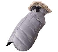 Wouapy - Cappotto "Parka Gris" di Wouapy, taglia 44, la parka che protegge il cane dalle intemperie per cane
