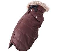 Wouapy - Cappotto "Parka Marron" di Wouapy in taglia 36, la parka che protegge il vostro cane dalle intemperie per cane