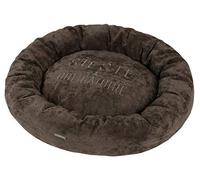 Wouapy - Cuffino Prestige - Cuffino Sieste Obbligatorio - Spazio per gatti - Dormire in velluto con ricamo - Design pratico e confortevole - Taglia unica - Marrone