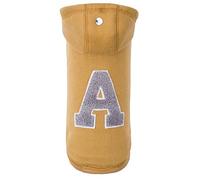 Wouapy - Felpa "College Rock Moutarde" di Wouapy, taglia 36, protegge il vostro cane dal freddo per cani