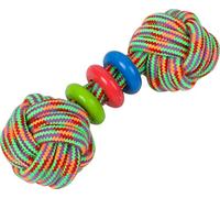 Wouapy Giocattolo per cani, corda di ancora, corda da masticare, resistente, in corda per cani, giocattolo con palla da masticare, fiocco di ancora