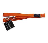 Wouapy Lascia Basic Line, Guinzaglio per Cane da 40 mm x 1 m Arancione per Cane Arancione