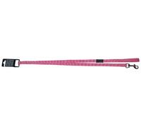 Wouapy Lascia Basic Line, Guinzaglio per Cane da 40 mm x 1 m Rosa per Cane Rosa